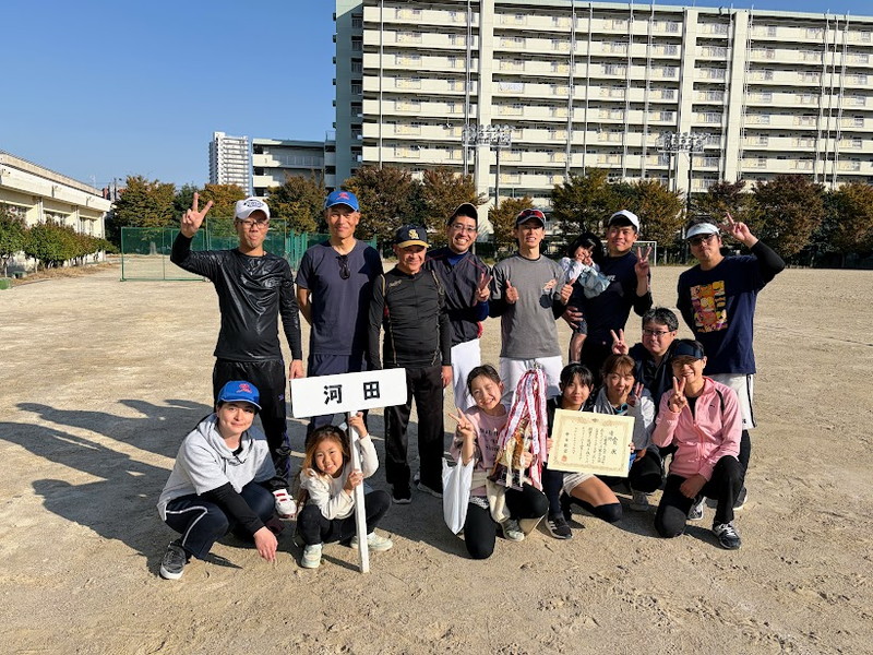 第39回大宝学区親睦ソフトボール大会 優勝チーム